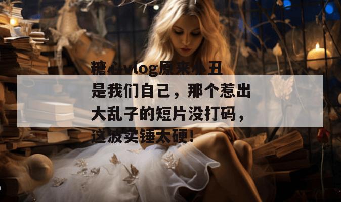糖心vlog原来小丑是我们自己，那个惹出大乱子的短片没打码，这波实锤太硬！